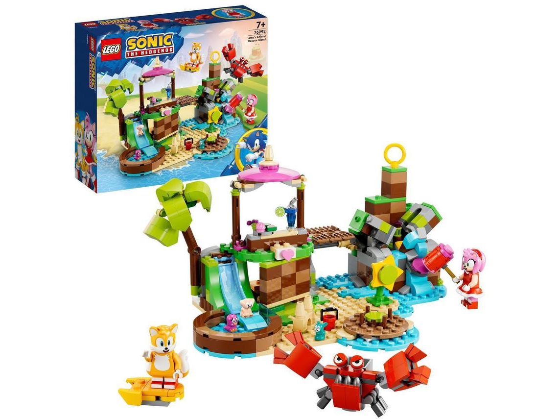 LEGO Sonic the Hedgehog: Ilha de Resgate Animal de Amy (388 peças)