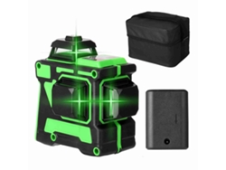 Nivel Láser 3d Con 12 Líneas, Autonivelante, Herramienta Vertical Y Horizontal, Resistente Al Agua Y Al Polvo, Para Uso En Interiores Y Exteriores.