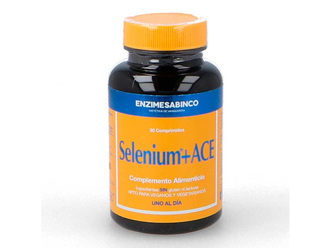 Complemento Alimentar ENZIMESAB Selenium + Ace 30 Comprimidos