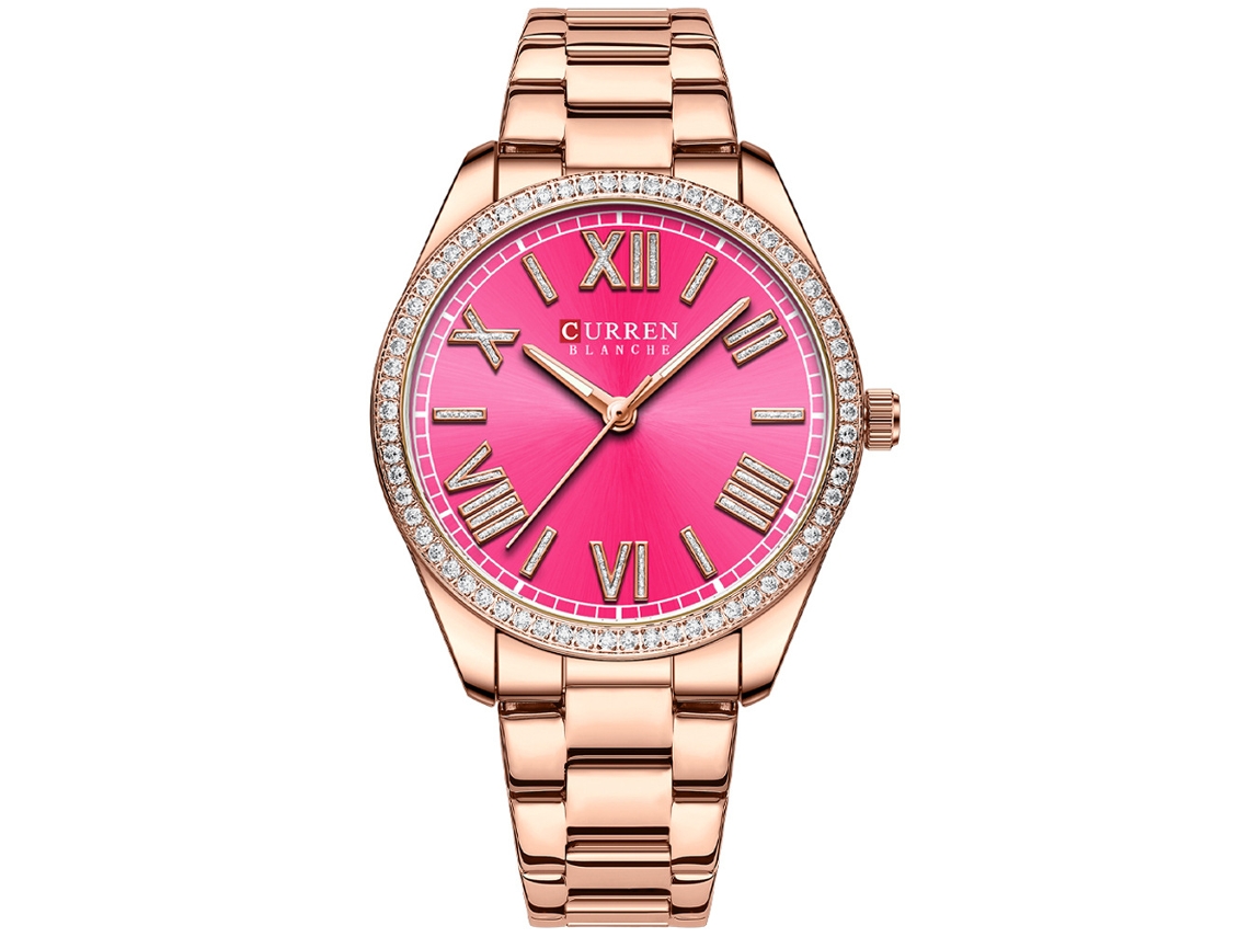 Relógio MDUG Feminino Elegante, Design Quadrado, Pulseira de Aço, Simples e Casual (pulseira Dourada, Caixa Dourada, Mostrador Dourado)