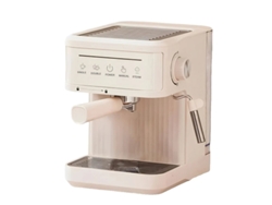 Cafetera espresso, bomba de 20 bares de presión, depósito de agua extraíble, color blanco OEM