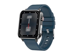 Reloj inteligente Bluetooth Loaniy E86 de 1,7 pulgadas con monitorización de frecuencia cardíaca, color azul Hengrongshen