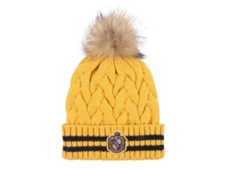 Gorro de punto con pompón de Hufflepuff, talla única B.active