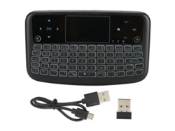 Teclado Inalámbrico Mini Con Retroiluminación, Ratón Aire Y Touchpad