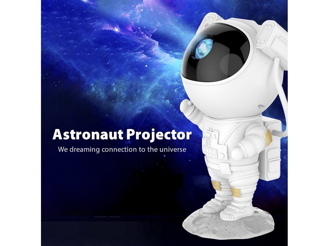 Proyector De Astronauta Led, Luz Nocturna, Galaxia, Estrellas, Decorativo Para Dormitorio