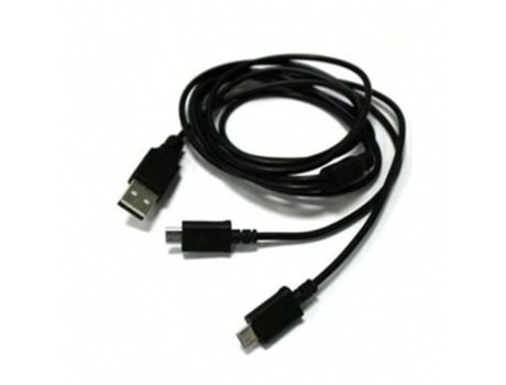 Cable 2 en 1 para Mando Xbox One / Playstation 4 Negro STEALTH GAMER