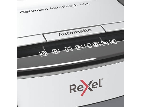 Destructora Automática REXEL Optimum AutoFeed+ 45X EU (45 hojas - Capacidad: 20 L)