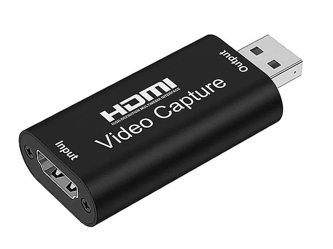 Tarjeta de captura de audio y vídeo HDMI USB 2.0 4K 1080P para Windows, Android, Mac, etc., color negro Yizhood
