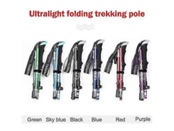 Bastón de trekking ultraligero, plegable y portátil - 130 cm