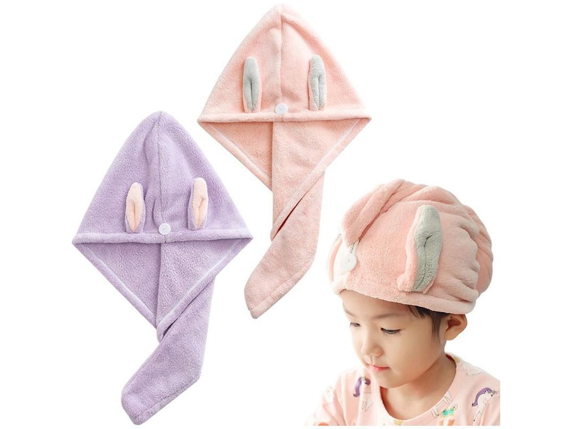 2 Paquetes De Toallas Turbante Superabsorbentes Y De Secado Rápido Para El Cabello 2025