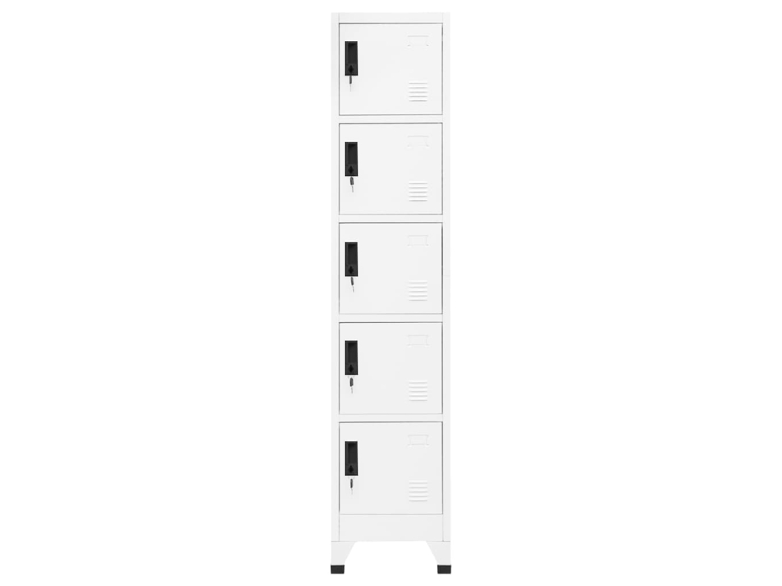 Taquilla 38x40x180 cm Acero Blanco MAISON EXCLUSIVE