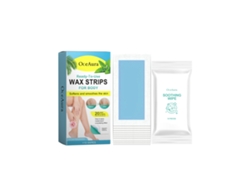 Bandas de cera corporal - Depilación suave para brazos, axilas y piernas - Piel suave, fácil de usar