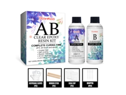 Kit de resina epoxi transparente