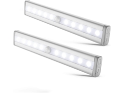 Omni-luces Nocturnas Led Con Detector De Movimiento, 2 Piezas, Alimentadas Por Baterías Aaa (no Incluidas)