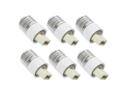 Adaptador Convertidor De Enchufe De 6 Piezas Para Pc, Ligero Y Resistente.