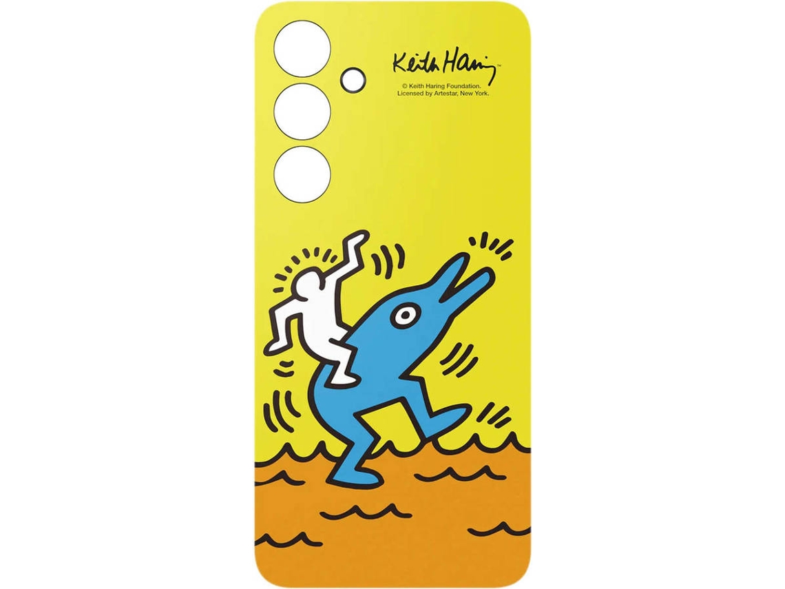Capa Inteligente WallPaper Samsung Galaxy S24 FE (Amarelo)