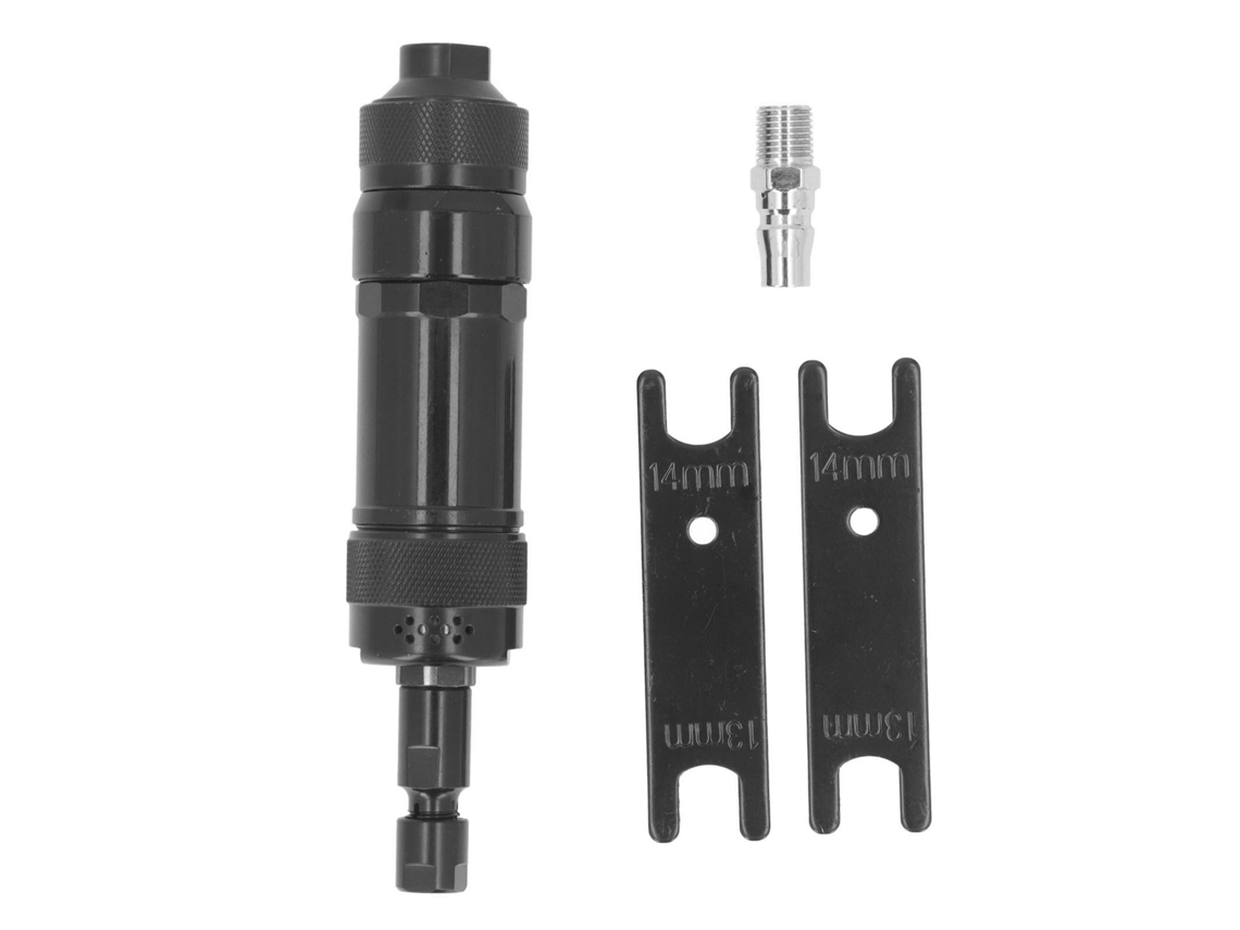Kit De Mezcladora De Aire 1/4 Polegada Mini Ferramenta Neumática Reta 18000rpm Com 2 Chaves