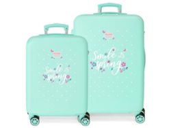 Conjunto de Maletas Abs Rígida Spring Dream Azul ROLL ROAD