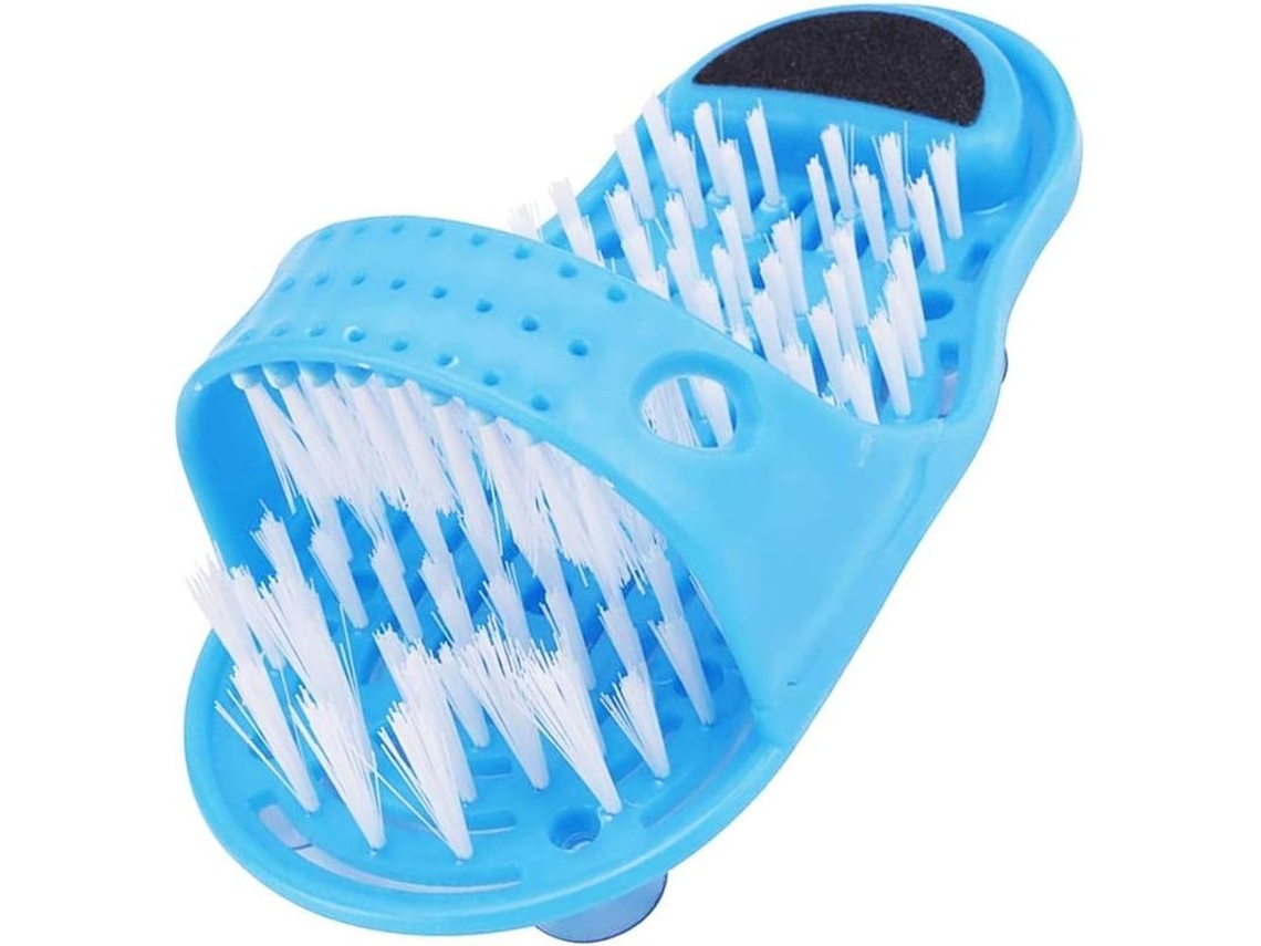 Cepillo Para Pies Para Baño Con Masaje, Limpiador De Pies Con Ventosa Y Piedra Pómez, Ideal Para El Baño.