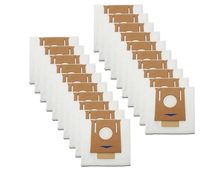 Pacote com 20 saco de pó a vácuo para ecovacs deebot t8 t9 aivi + max n8 pro