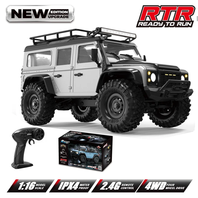 Coche todoterreno teledirigido 4x4 MDUG (hb r1609) a escala 1/16
