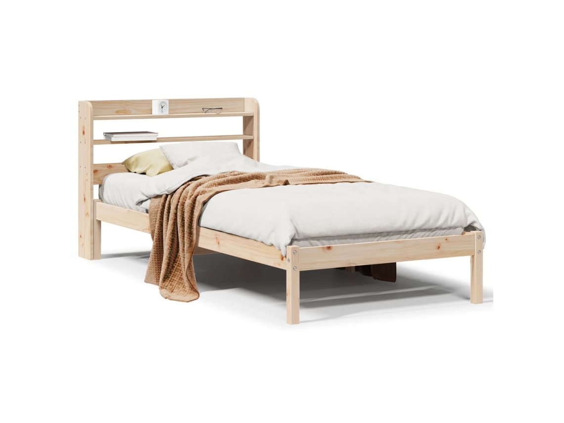 Maison Exclusive - Estructura De Cama Sin Colchón Madera Maciza De Pino 90x190 Cm