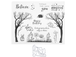 Sello Transparente Tpr Rectangular Para Scrapbook, Álbum De Fotos, Diario Y Tarjetas De Saludo Diy