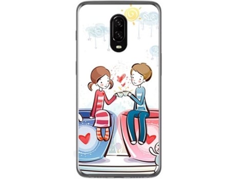 Carcasa OnePlus 6T TUMUNDOSMARTPHONE Café Multicolor