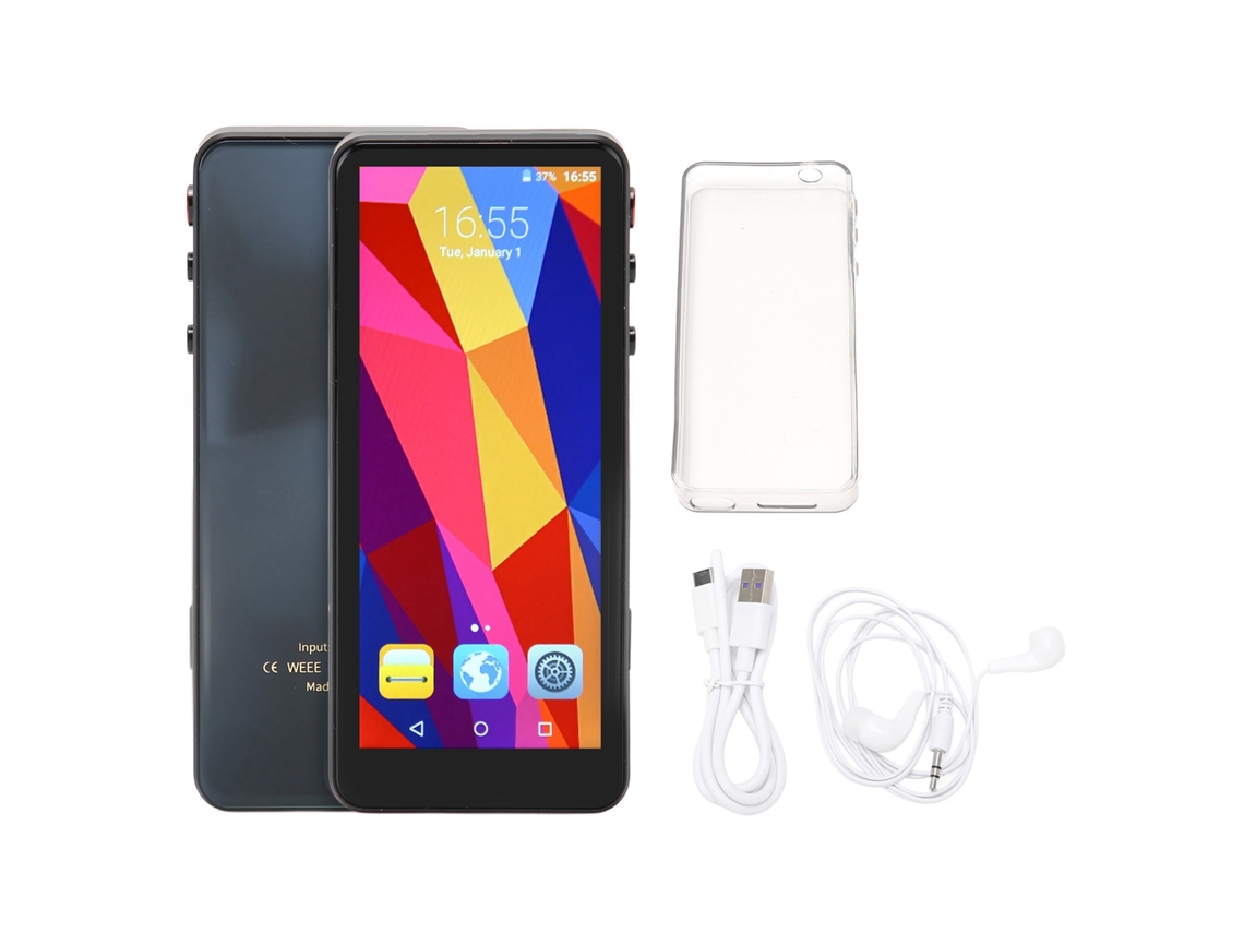 Reproductor Mp4 Con Pantalla Táctil Hd De 4 Pulgadas, Bluetooth Y Wifi Para Android
