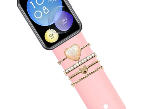 Correa Huawei Watch Fit 2 Pulsera con Adorno Cristal Rosa
