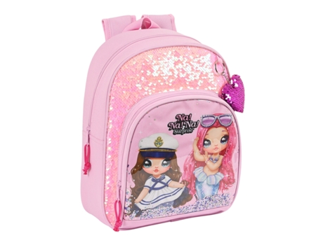 Mochila Escolar En! Na! Na! Sorpresa Chispa Rosa 28 x 34 x 10 cm