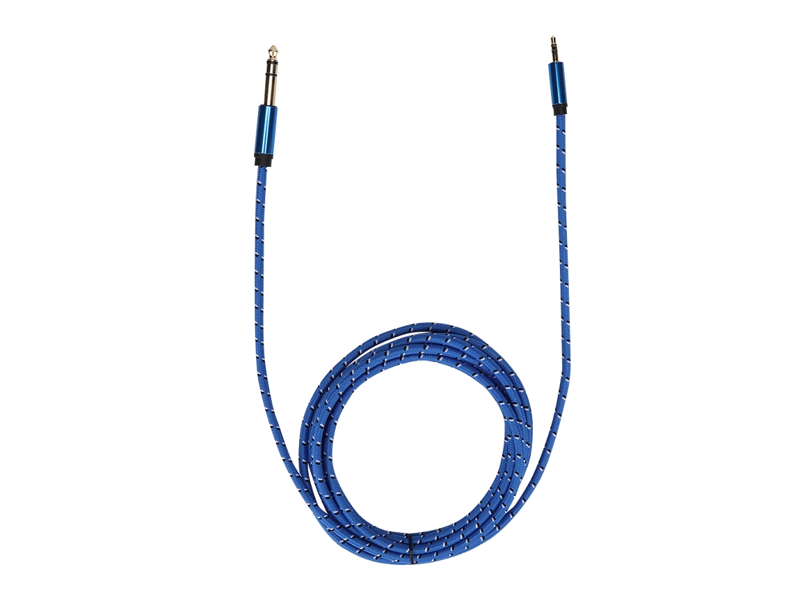Cable De Audio Estéreo Macho De 3,5 Mm A 6,35 Mm Para Amplificador, Guitarra Eléctrica, 3 M