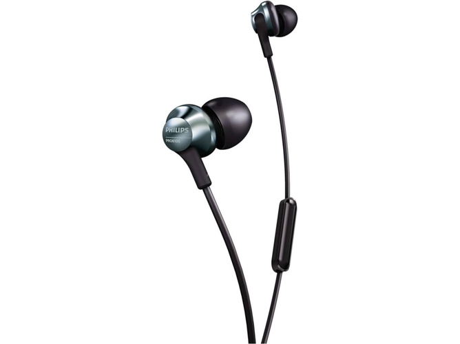 Auriculares con Cable PHILIPS Pro6105Bk (In Ear - Micrófono - Negro)
