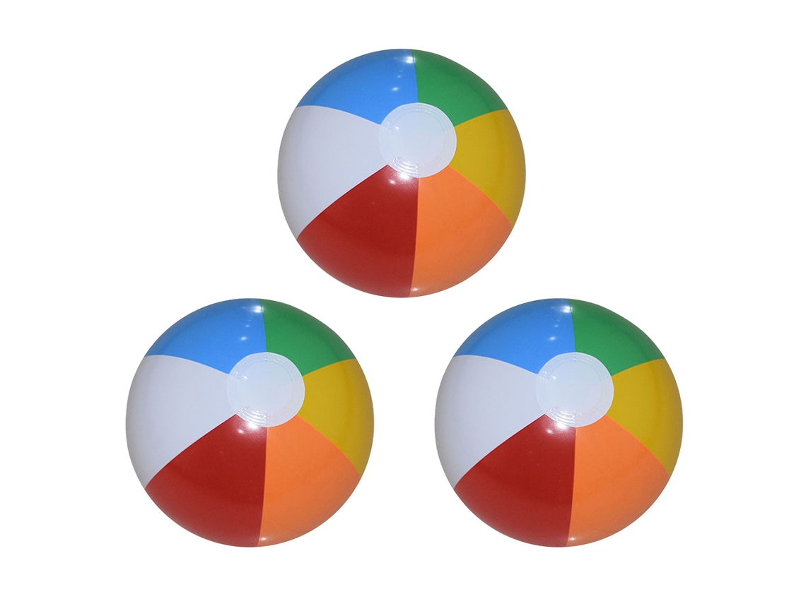 MEOIRUERY Pelotas de Playa Inflables de Colores Arcoíris - Juguetes para Piscina y Playa, Verano, Fiestas Infantiles y Regalos