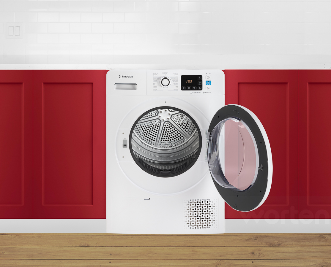 Secadora INDESIT YT M11 92K RX SPT (9 kg - Bomba de Calor - Blanco)