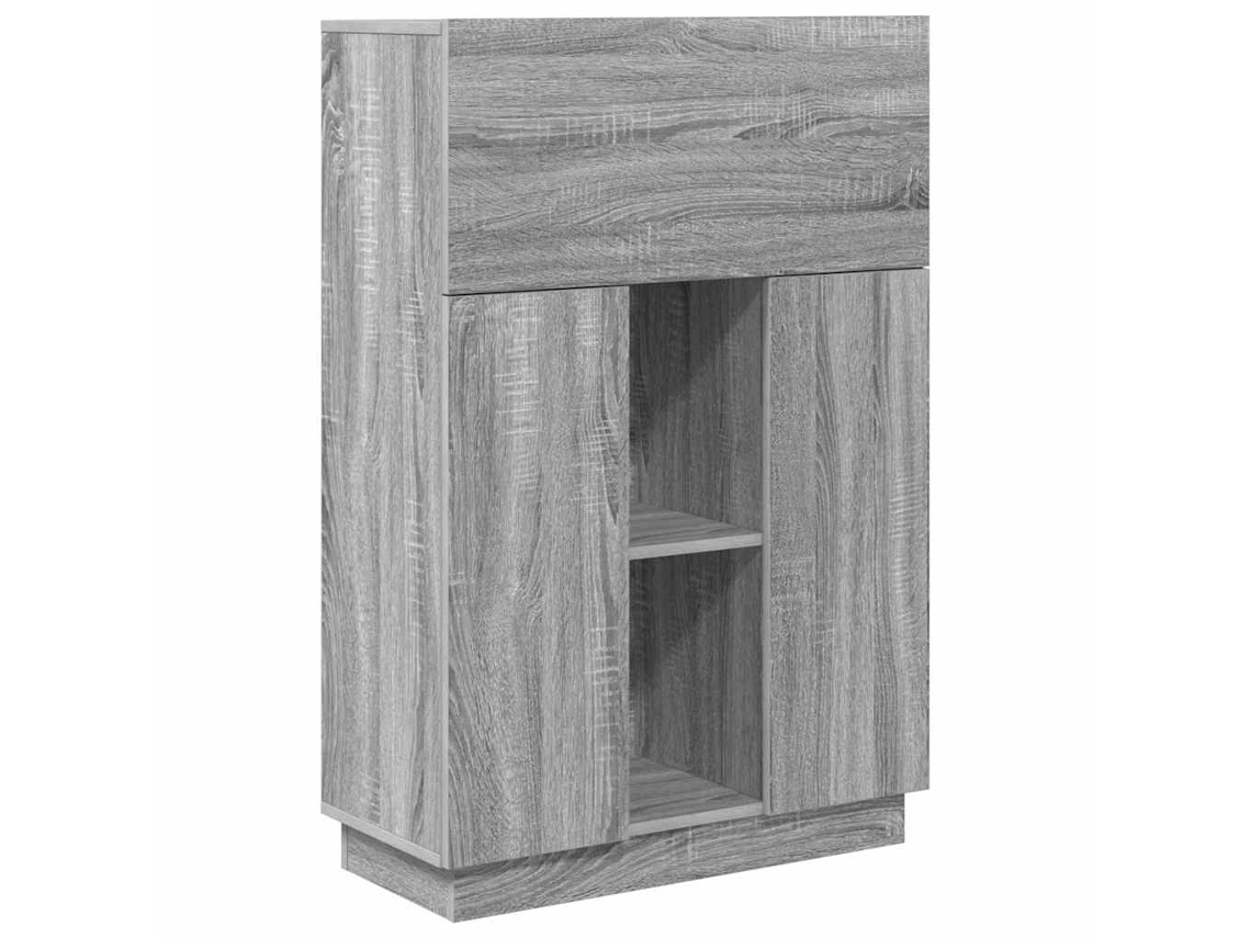 Escritorio Sonoma Gris | Escritorio de escritura 71,5 x 31,5 x 106,5 cm Madera procesada