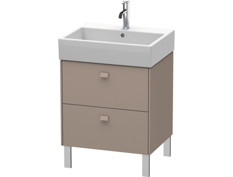 Mueble de aseo DURAVIT Brioso de 58,4 x 45,9 cm 2 extraíbles incl. hueco para sifón y delantal para lavabo Vero Air 235060