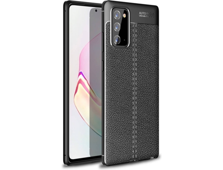 Carcasa Samsung Note 20 Rugged Leather Negro
