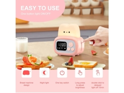 Reloj con temporizador y luz nocturna para niños, pequeño, portátil, LED, de escritorio, Bestvite