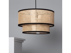 Lámpara Colgante LEDKIA (Beige - E27 - 40 W - Ratán)