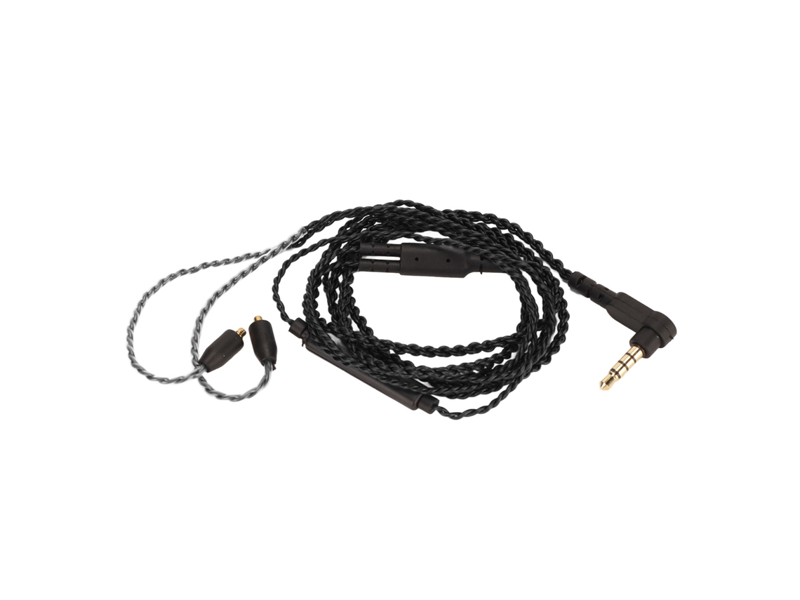 Cable De Repuesto Para Auriculares Con Micrófono De Núcleo Ofc, Compatible Con Se215, Se315, Se535 Y Se846 (negro).