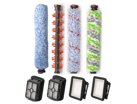 Cepillos para suelo de alfombra, cepillo principal para mascotas, filtros HEPA para Bissell Crosswave 1866 1868 1926 1785, piezas de Robot aspirador