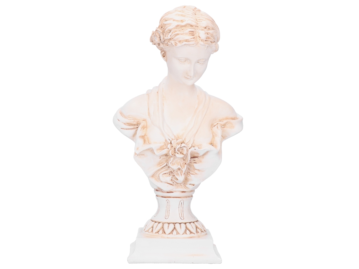 Estátua De Resina Escultura Europeia Artesanal Decorativa Para Lar Bs1022 Cor Antiga