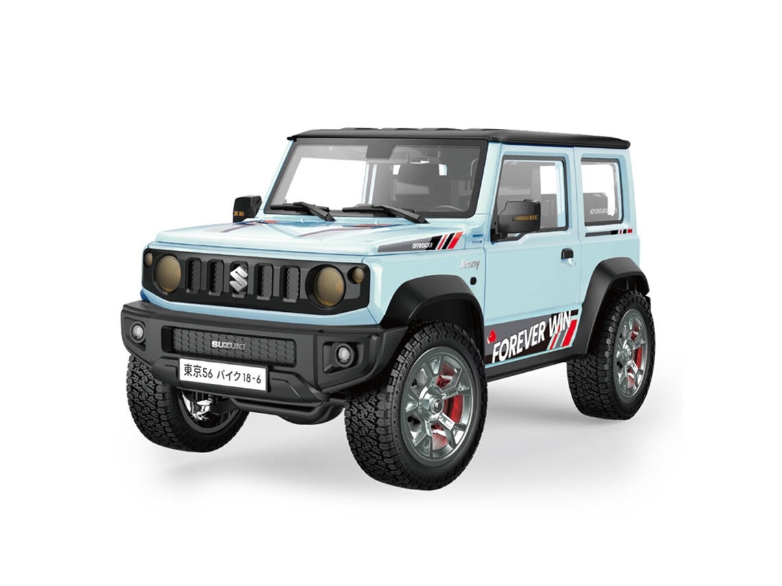 Azultrasped Hg4 210 Rtr 1/16 2.4g 4wd Suzuki Jimny Rock Crawler Luz LED Sonido Humo Amortiguadores Metálicos Eje de Aceite Juguete Todoterreno MDUG