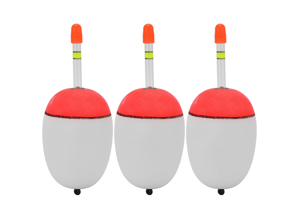 2026rebe-3pcs Boya De Pesca Eva Luminosa Con Palo De Luz Espuma Plástica Bobina Para Pesca En Mar 80g