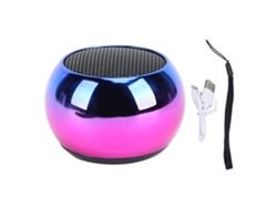 Mini Altavoz Portátil Bluetooth 5.3, 300 Mah, Sonido Estéreo Potente Con Cable Para Colgar, Multicolor.