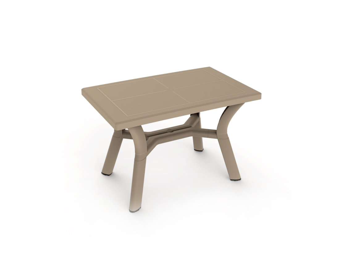 Mesa Rectangular Reciclada Exterior 115x72 Arena Dalia Garbar
