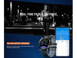 Reloj Inteligente Zeblaze Neo De 1,3" Con Pantalla Ips, Bluetooth 4.0, Monitor De Frecuencia Cardíaca, Medición De Presión Arterial, Medición Del Sueño Y Resistencia Al Agua Ip67.