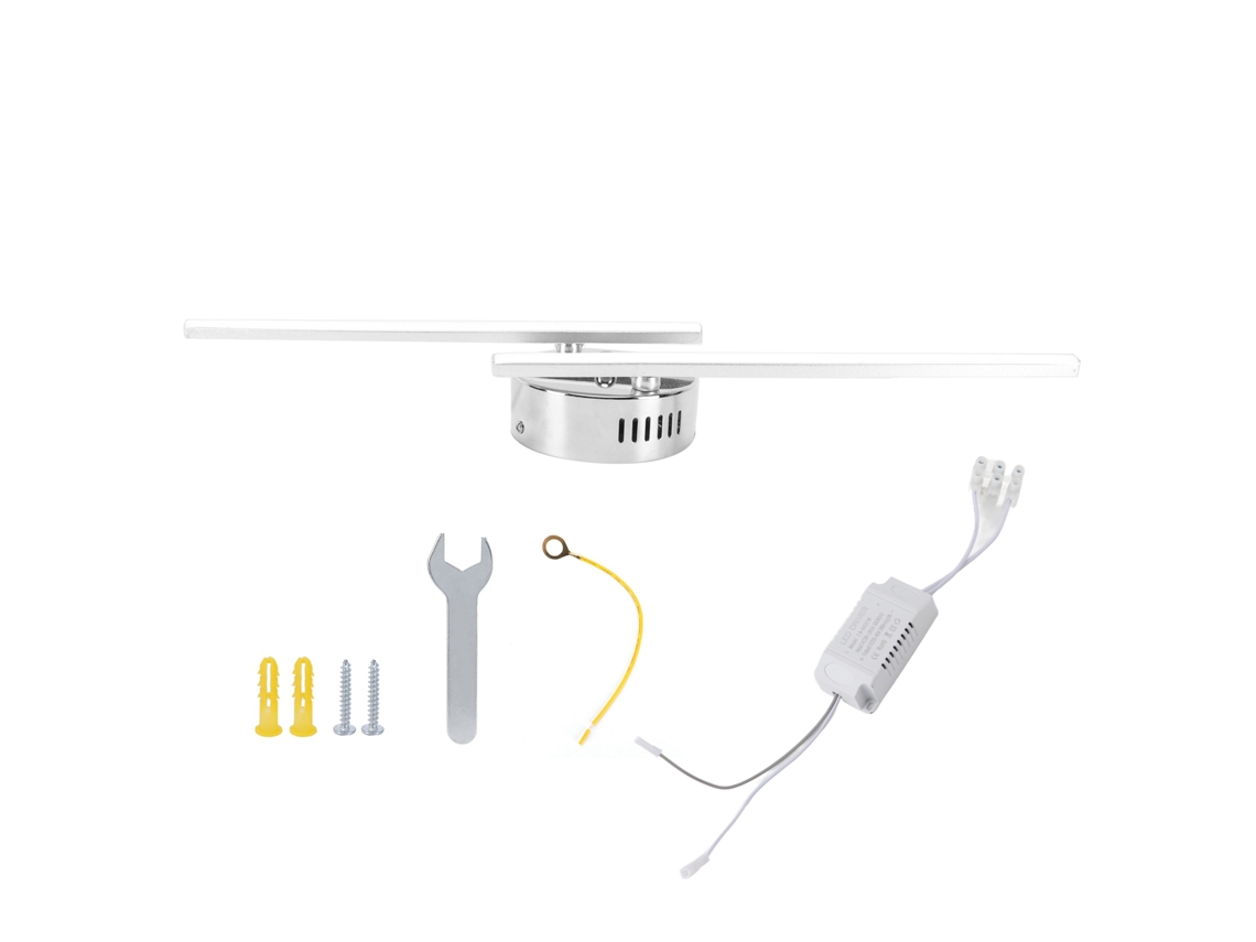Lámpara De Techo Led 2 Tiras, 14 W, 2000 Lúmenes, Moderna, Para El Hogar Y Restaurantes, Luz Cálida