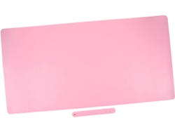 Alfombrilla De Ratón Rosa Antideslizante De Pu Resistente Al Calor, Práctica Y Elegante Para Escritorio.